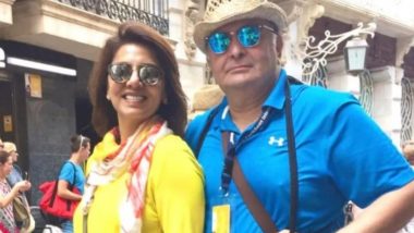 On Rishi Kapoor's Death Anniversary, Neetu Kapoor Shares Throwback Pic and Heartwarming Note on Insta