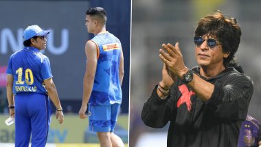 'Your Heart is 100% Gold' Sachin Tendulkar Lauds Shah Rukh Khan Following Latter’s Post on Arjun Tendulkar’s IPL Debut