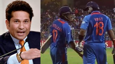 What Did Sachin Tendulkar Tell Virat Kohli After Being Dismissed in 2011 World Cup Final? Master Blaster Shares His Message During #AskSachin Session on Twitter