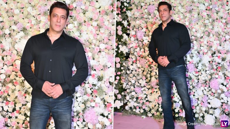 Salman Khan Arrives in Style for Arpita Khan Sharma and Aayush Sharma’s Eid 2023 Party (View Pics & Video)