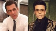 Salman Khan and Karan Johar To Collaborate for a Big-Budget Project; Film To Release on Eid 2024 &ndash; Reports
