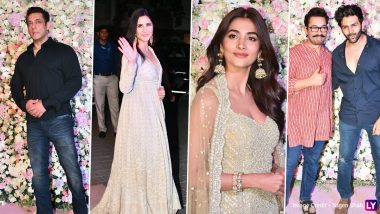 Eid 2023 Party: Salman Khan, Katrina Kaif, Pooja Hegde, Aamir Khan, Kartik Aaryan and More Attend Arpita Khan Sharma – Aayush Sharma’s Star-Studded Eid Bash (View Pics & Videos)