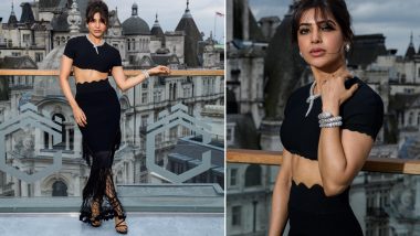 Samantha Ruth Prabhu Spells Glamour in Crop Top and Flared Skirt for Citadel Global Premiere! (View Pics)