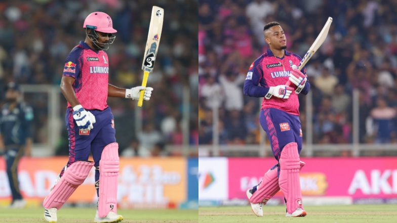 IPL 2023: Sanju Samson, Shimron Hetmyer Script Stunning Turnaround Win for Rajasthan Royals Against Gujarat Titans