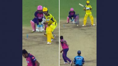 Mind Games! Ravi Ashwin Completes Bowling Action But Refrains From Delivering Ball, Ajinkya Rahane Backs Away Next Delivery During CSK vs RR IPL 2023 Match (Watch Video)