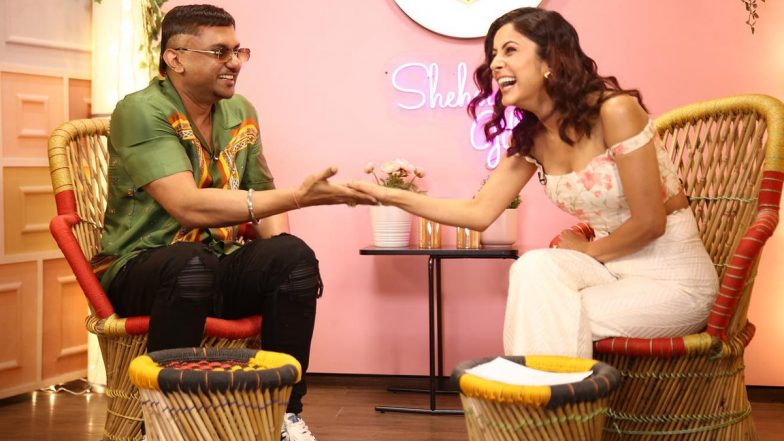 Shehnaaz Gill Welcomes 'OG' Rapper Yo Yo Honey Singh as Guest on Her Chat Show; Check Out BTS Pics!