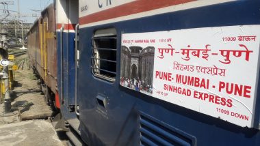 Mumbai Shocker: Man Caught Red-Handed Recording Videos of Women Passengers Onboard Sinhagad Express for Three Days, Handed Over to Kalyan GRP