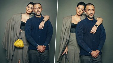 Sonam Kapoor and Her 'Handsome Date' Anand Ahuja Deck Up In Chic Outfits for Apple Store Launch in Mumbai (View Pics)