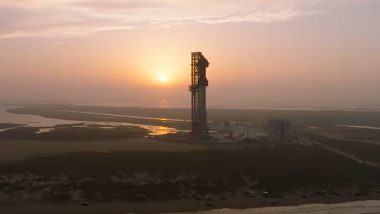 Starship Test Flight Live Streaming: Watch Online Telecast of First Orbital Launch of SpaceX's Spacecraft and Super Heavy Rocket From Starbase in Texas Today