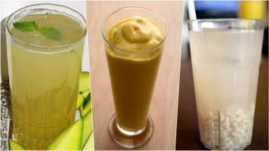 Summer Drinks To Avoid Heatstroke: From Aam Panna to Iced Jaljeera, Here's How To Make Tasty and Healthy Drinks To Beat the Heat!