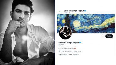 Sushant Singh Rajput’s Twitter Gets Blue Tick; Twitterati Wonders How Late Actor Subscribed to Twitter Blue and Verified Phone Number