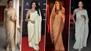 Deepika Padukone, Shehnaaz Gill & Other Beauties In Love With Chikankari Sarees