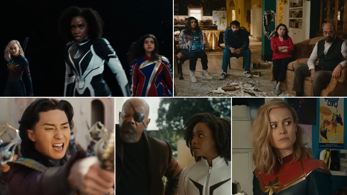 The Marvels' Trailer: Brie Larson, Teyonah Parris, & Iman Vellani Offer  New Transmissions From Space