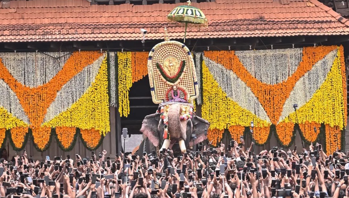 Agency News Kerala Thrissur Pooram Begins With Hundreds Of People   Thrissur Pooram 