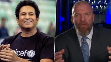 Sachin Tendulkar Birthday Special: WWE Legend Triple H Wishes Master Blaster On His Special Occasion (Watch Video)