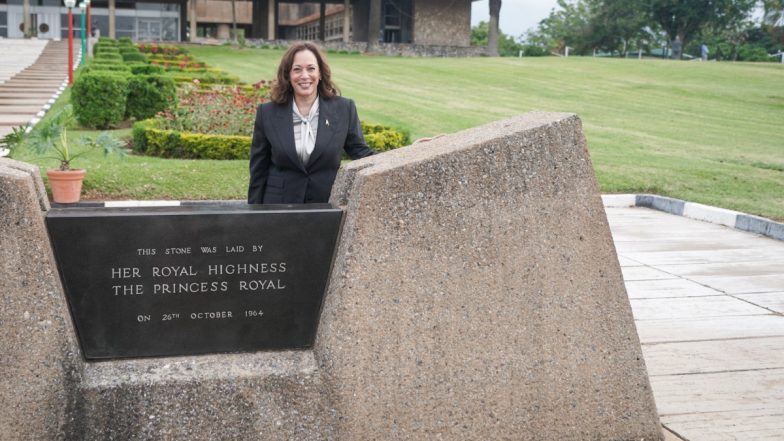 US Vice President Kamala Harris Visits Indian Grandfather PV Gopalan's House in Zambia