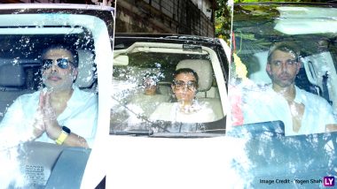 Pamela Chopra Funeral: Uday Chopra, Rani Mukerji, Hrithik Roshan Attend Late Yash Chopra’s Wife’s Last Rites (View Pics)