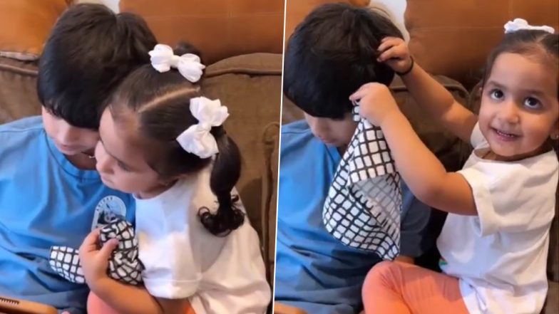 Siblings Day 2023: Shilpa Shetty Kundra Drops Cute Video of Son Viaan and Daughter Samisha Enjoying Together, Calls Them ‘Two Halves of My Heart’ – WATCH