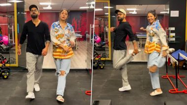 Virat Kohli and Anushka Sharma Groove to Punjabi Track at Gym, Call It 'Dance Pe Chance' (Watch Video)