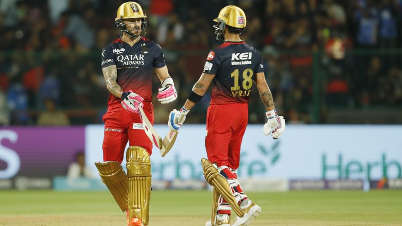 Virat Kohli, Faf Du Plessis Score Half-Centuries During RCB vs MI IPL 2023 Match