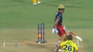 'Unlucky' Fans React to Virat Kohli's Bizarre Dismissal During RCB vs CSK IPL 2023 Match