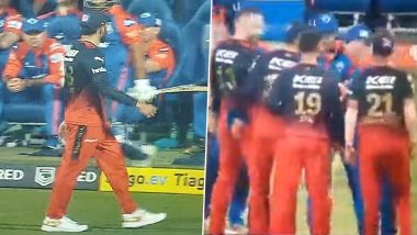 Virat Kohli Gives ‘Death Stare’ to Sourav Ganguly, Duo Doesn’t Shake Hands After RCB vs DC IPL 2023 Match (See Pics and Videos)