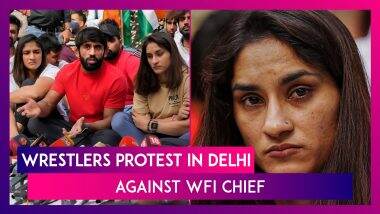 Wrestlers Protest: Vinesh Phogat, Sakshee Malikkh & Bajrang Punia Are Protesting In Delhi Against WFI Chief Brij Bhushan Singh