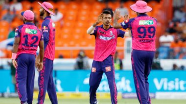 Yuzvendra Chahal Completes 300 T20 Wickets; Achieves Feat During SRH vs RR IPL 2023 Match