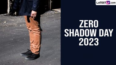 Zero Shadow Day 2023 Date and Time: Bengaluru To Observe Rare Celestial Event on April 25; Know Why You Cannot See Your Shadow During This Mind-Boggling Phenomenon
