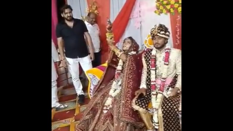 Hathras Bride Air Fires Gun Shots From Her Wedding Stage, Probe Launched After Video Goes Viral