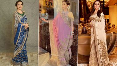 5 Times Nita Ambani Proved Her Love for Saree Was Unmatched!