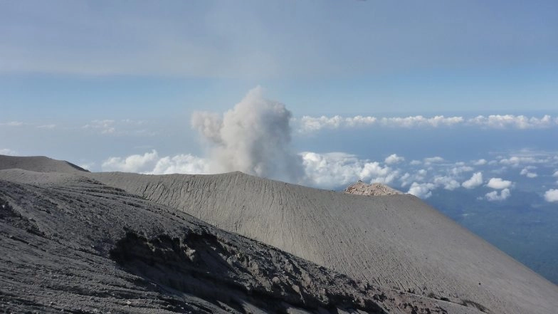 Mount Semeru in East Java Province Erupts, Spews Hot Ash Upto 2KM