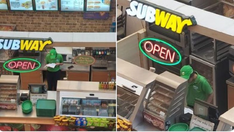 Subway Employee Studies At Workplace, Internet Salutes Her Spirit of Determination (See Pics)