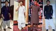 Eid 2023 Outfit Inspiration: Shah Rukh Khan, Salman Khan & Other B-town Hunks in Traditional Wear