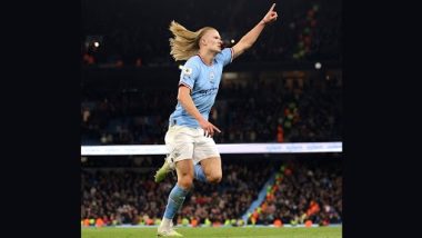 Erling Haaland Breaks Mohamed Salah's Record of Most Goals Scored in 38-Game Premier League Season, Achieves Feat With Late Strike in Manchester City's 4–1 Win Over Arsenal