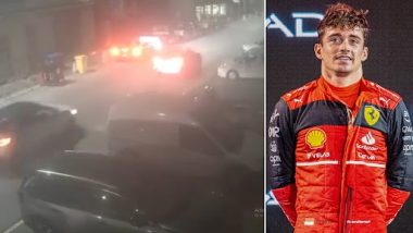 Camera Catches F1 Racer Charles Leclerc Chasing Thieves in His Ferrari (Watch Video)