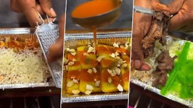 Bizarre! Video of Vadodara Man Making Bread Dabeli With Ice Cream Topping Angers Internet