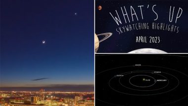 Celestial Events in April 2023: See Lyrid Meteor Shower, Mercury and Venus in The Sky This Month on These Dates