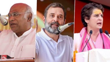 Congress President Mallikarjun Kharge, Rahul Gandhi, Priyanka Gandhi To Address Rally in Maharashtra