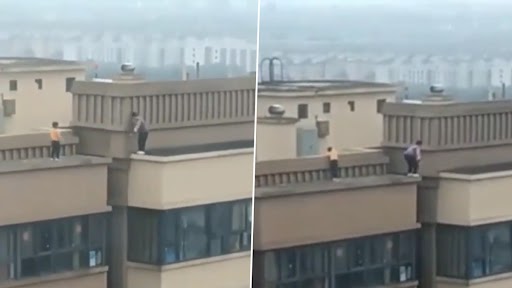 Boy Jumps Over Gap Between Two Tall Buildings, Old Viral Video From China Will Send Chills Down Your Spine