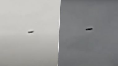 Aliens Caught on Camera Visiting Earth? 'Cigar-Shaped UFO' Seen Flying in Clear Skies, UFO Hunter Shares Video