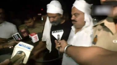 Atiq Ahmed Shot Dead: Gangster-Turned-Politician, His Brother Ashraf Killed While Talking to Media in Prayagraj (Watch Video)