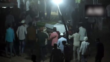 Atiq Ahmed, Ashraf Last Rites: Gangster Brothers Laid to Rest at Kasari Masari Graveyard in Prayagraj (Watch Video)