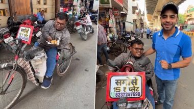 Specially-Abled Man, Who Aims to Become IAS Officer, Sells Samosa on Streets in Nagpur, Inspiring Video Surfaces