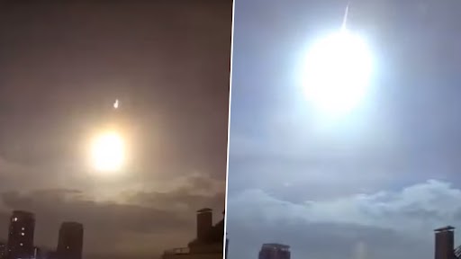 UFO Sighted in Ukraine? Unexplained Flash Seen in Night Sky in War-Torn Kyiv, Conspiracy Theorist Suspects Alien Activity