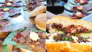 Burger Paan: Eatery Preparing Burger With Paan As Its Sausage Disgusts Internet, Netizens Call It ‘Ghor Kalyug’