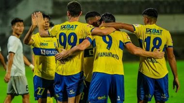 How to Watch Kerala Blasters FC vs Sreenidi Deccan FC Hero Super Cup 2023 Free Live Streaming Online: Get Telecast Details of Indian Football Match on TV and Online