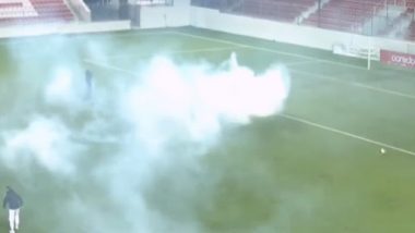 Israeli Forces Invade Palestinian Football Stadium, Shoot Tear Gas During Cup Final (Watch Video)