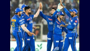 Mumbai Indians Become Fourth Team to Qualify for IPL 2023 Playoffs After Gujarat Titans Defeat Royal Challengers Bangalore