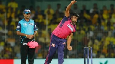 Rajasthan Royals’ All-Rounder Ravichandran Ashwin Fined 25 per Cent of His Match Fees for Breaching IPL’s Code of Conduct During CSK vs RR Clash